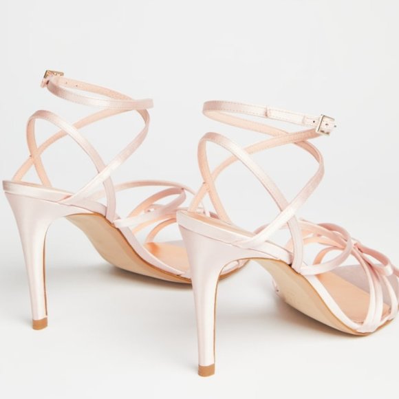 Brand New in Box - Ted Baker Satin Strappy Heels - Picture 4 of 5